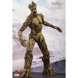 Figure Hot Toys MMS254 - Marvel Comics - Guardians Of The Galaxy - Rocket And Groot