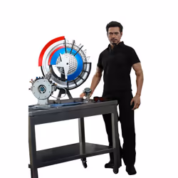 Figure Hot Toys MMS273 - Marvel Comics - Iron Man 2 - Tony Stark With Reactor Creation Accessories