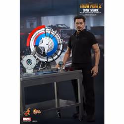 Figure Hot Toys MMS273 - Marvel Comics - Iron Man 2 - Tony Stark With Reactor Creation Accessories