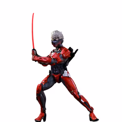 Figure Hot Toys VGM19 - Metal Gear Rising : Revengeance - Raiden Inferno Armor Version