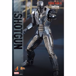 Figure Hot Toys MMS309 - Marvel Comics - Iron Man 3 - Iron Man Shotgun Mark 40 Standard Version - Additional view 3