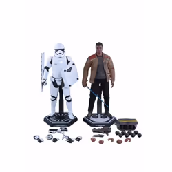 Finn and First Order Riot Control Stormtrooper Figure from Star...