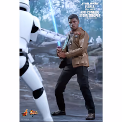 Finn and First Order Riot Control Stormtrooper Figure from Star...