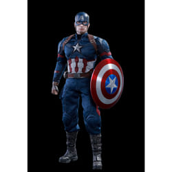 Hot Toys HT902657 Marvel Captain America Collectible Figure, Red White & Blue