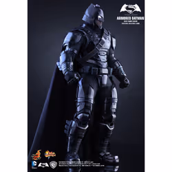 Figure Hot Toys MMS356 - DC Comics - Batman Vs Superman : Dawn Of Justice - Armored Batman Black Chrome Version