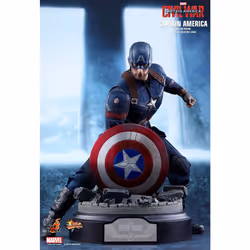 Figure Hot Toys MMS360 - Marvel Comics - Captain America : Civil War - Captain America Battling Version