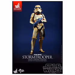 Figure Hot Toys MMS364 - Star Wars - Stormtrooper Gold Chrome Version