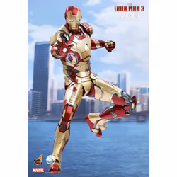Figure Hot Toys QS007 - Marvel Comics - Iron Man 3 - Iron Man Mark 42 Standard Version