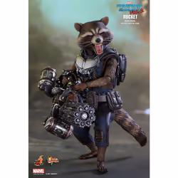 Figure Hot Toys MMS411 - Marvel Comics - Guardians Of The Galaxy Vol. 2 - Rocket Deluxe Version
