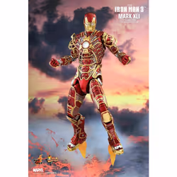 Figure Hot Toys MMS412 - Marvel Comics - Iron Man 3 - Bones Mark 41 Retro Armor Version