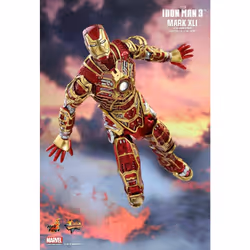 Figure Hot Toys MMS412 - Marvel Comics - Iron Man 3 - Bones Mark 41 Retro Armor Version