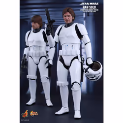 Figure Hot Toys MMS418 - Star Wars IV : A New Hope - Han Solo Stormtrooper Disguise