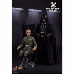Figure Hot Toys MMS434 - Star Wars 4 : A New Hope - Grand Moff Tarkin & Darth Vader