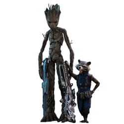 Figure Hot Toys MMS476 - Marvel Comics - Avengers 3 : Infinity War - Groot & Rocket Deluxe Version