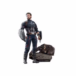 Figure Hot Toys MMS481 - Marvel Comics - Avengers 3 : Infinity War - Captain America Movie Promo Edition Deluxe Version