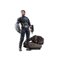 Figure Hot Toys MMS481 - Marvel Comics - Avengers 3 : Infinity War - Captain America Movie Promo Edition Deluxe Version