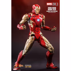 Figure Hot Toys MMS489D25 - Marvel Comics - Marvel Studios : The First Ten Years - Iron Man Mark XLVI Concept Art Version