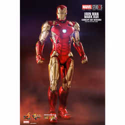 Figure Hot Toys MMS489D25 - Marvel Comics - Marvel Studios : The First Ten Years - Iron Man Mark XLVI Concept Art Version