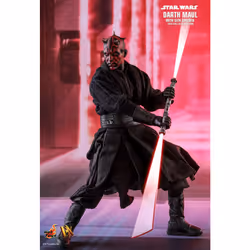 Figure Hot Toys DX17 - Star Wars 1 : The Phantom Menace - Darth Maul With Sith Speeder Deluxe Version
