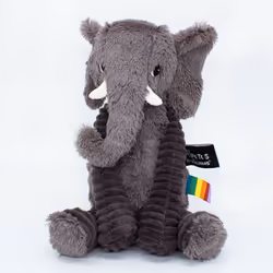 TriAction Toys Ptipotos Dimoitou the Elephant - Grey