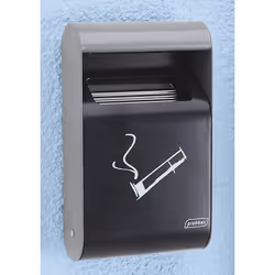Wall Mounted Ash Tray 1.5L Dark Grey With Liner By Chabrias LTD