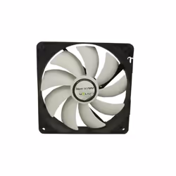 Gelid Solutions Silent 14 PWM, Fan, 14 cm, 750 RPM, 1200 RPM, Black, White