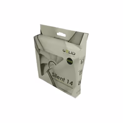 Gelid Solutions Silent 14 PWM Computer case Fan 14 cm Black, White