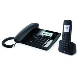 Telekom Sinus PA 207 Plus 1 Analog/DECT telephone Caller ID Black