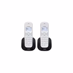 CS1501 2Handset DualCharging DECT Cordless Phone with Call Block Caller IDCall Waiting Handsfree Speakerphone Backlit Display ...