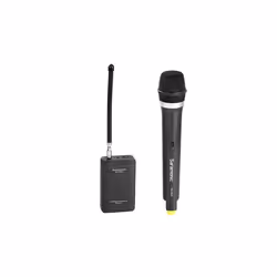 Saramonic SR-WM4CA, Interview microphone, Omnidirectional, Rotary, Wireless, 203 - 217 MHz, Black, Silver