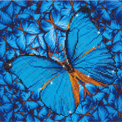 Diamond Dotz Flutter By Blue, Boy/Girl, Adult, Flutter By Blue, Multicolour, 4294 pc(s), 305 mm