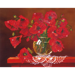 Diamond Dotz Red Poppies