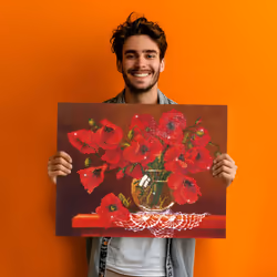 Diamond Dotz Red Poppies