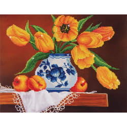 Diamond Dotz Yellow Tulips