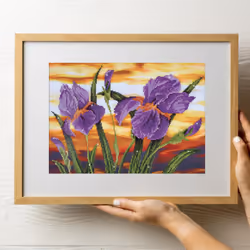 Diamond Dotz Iris Sunset