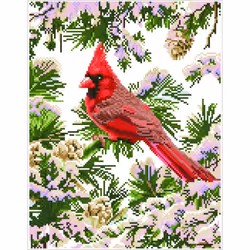 Diamond Dotz Good Fortune Cardinal
