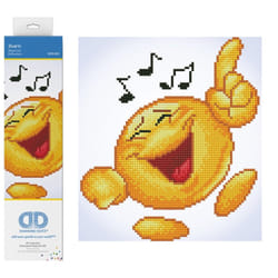 Diamond Dotz Jive'n Music Emoji Diamond Painting Kits for Adults - Diamond Art Kits a Relaxing Creative Craft Kit with Dotz Gems 10.2""""x9.1""""