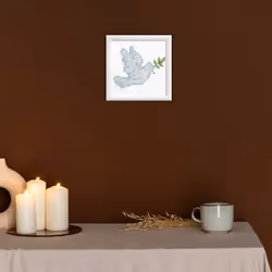Diamond Dotz Dove of Peace with Frame