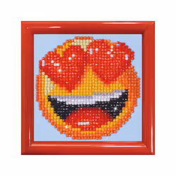 Diamond Dotz Smitten with Frame, Boy/Girl, Adult & Child, Multicolour, 981 pc(s), 102 mm, 102 mm