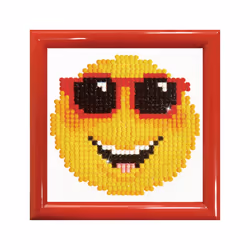 Diamond Dotz Smiling Face with Frame, Boy/Girl, Adult & Child, Multicolour, 757 pc(s), 101.6 mm, 101.6 mm