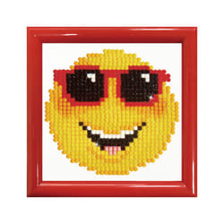 Diamond Dotz Smiling Face with Frame