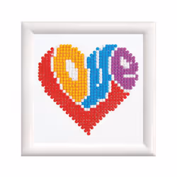 Diamond Dotz Love, Boy/Girl, Adult & Child, Multicolour, 649 pc(s), 102 mm, 102 mm