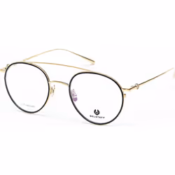 Belstaff JAGGED-CLIP-ON-DORADO JAGGED CLIP ON DORADO 53  Opticals with Clip On Sunglasses