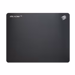 Mad Catz G.L.I.D.E. 19, Black, Monochromatic, Fabric, Silicone, Non-slip base, Gaming mouse pad