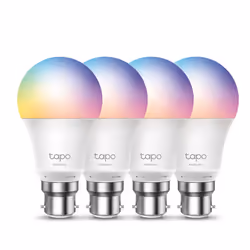 TP-Link Tapo Smart Wi-Fi Light Bulb, Multicolor, Smart bulb, Wi-Fi, White, 802.11b, 802.11g, Wi-Fi 4 (802.11n), LED, B22
