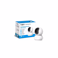 TP-Link Tapo Pan/Tilt Smart Security Camera, Indoor CCTV, 360° Rotational Views, Works with Alexa&Google Home, No Hub Requir ...