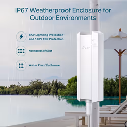 TP-Link Omada AX3000 Indoor/Outdoor WiFi 6 Access Point - Additional view 7