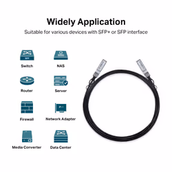TP-Link 3 Meters 10G SFP+ Direct Attach Cable - Additional view 4