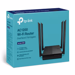 TP-Link Archer C64 wireless router Gigabit Ethernet Dual-band (2.4 GHz / 5 GHz) Black - Additional view 4