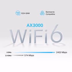 TP-Link 5G AX3000 Wi-Fi 6 Telephony Router - Additional view 5